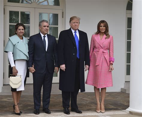 melani trump pink fendi coat|Melania Trump: First Lady Fashion Evolution in Photos .